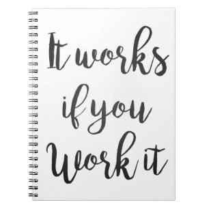 Sobriety 12 step recovery quote gift clean sober notebook