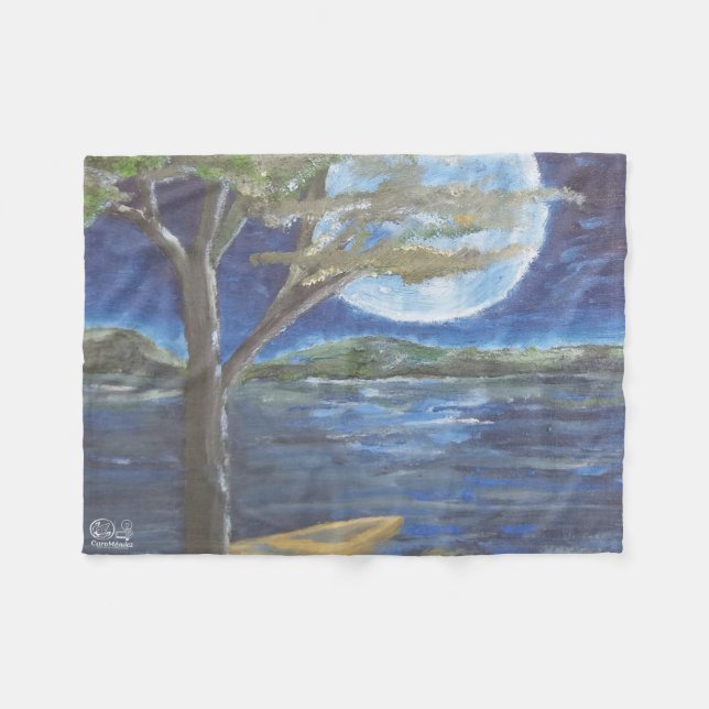 Sobriety artwork fleece blanket (Front (Horizontal))