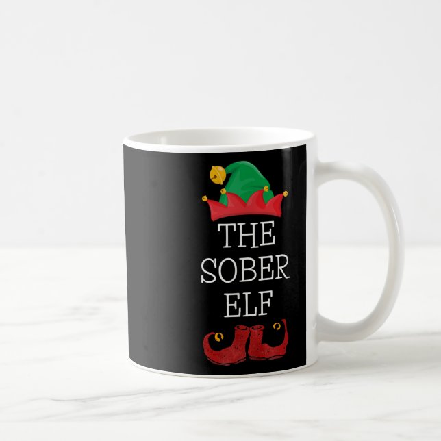Sobriety Celebration Soberversary Christmas Sober  Coffee Mug (Right)