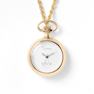 Sobriety Date Elegant Wrist Watch