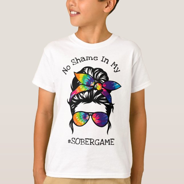 Sobriety Gifts For Women Anonymous 12 Step Recover T-Shirt (Front)