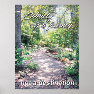 sobriety is a journey 11 poster