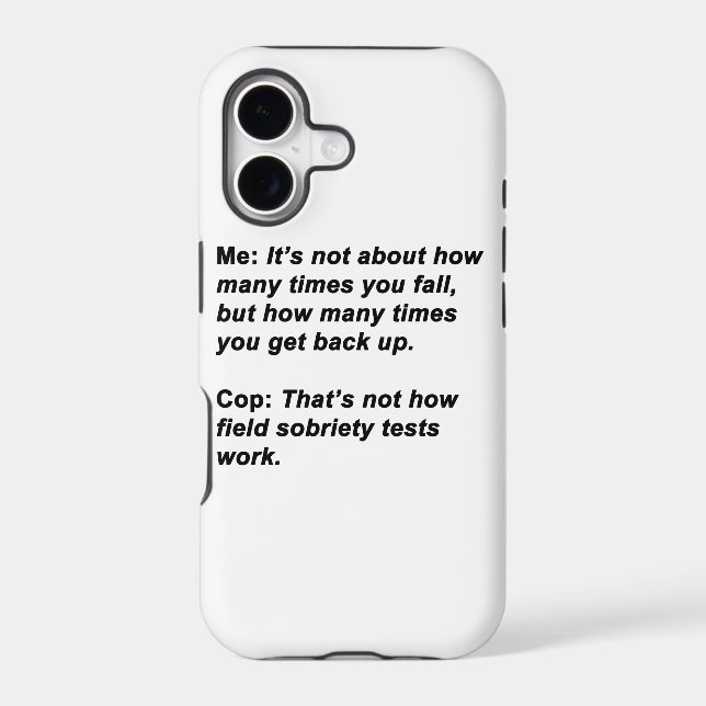 Sobriety Test (Back)