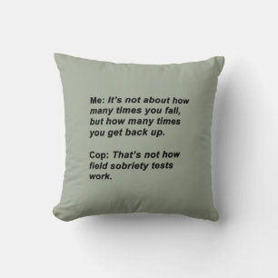 Sobriety Test Cushion