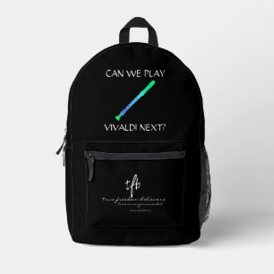 Soca Cools Recorder Printed Backpack