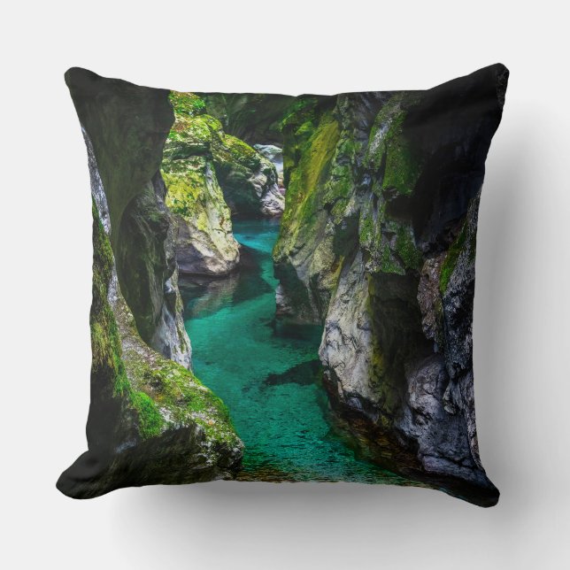 Soca gorge in Slovenia Cushion (Front)