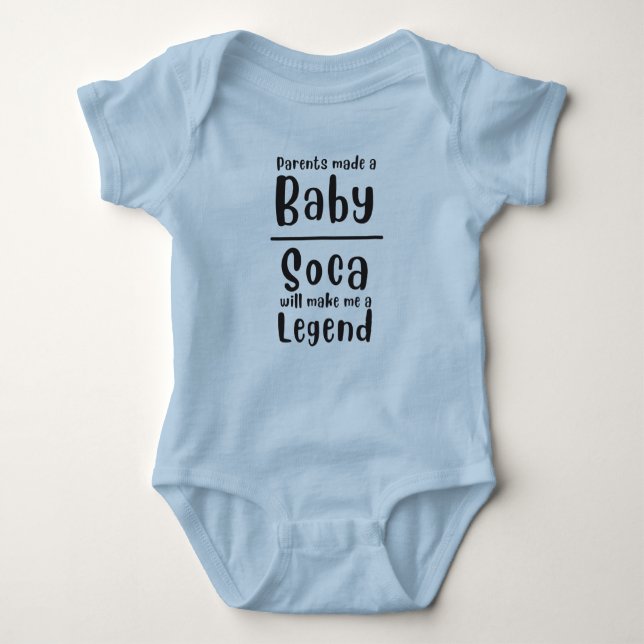 Soca Legend Baby Bodysuit (Front)