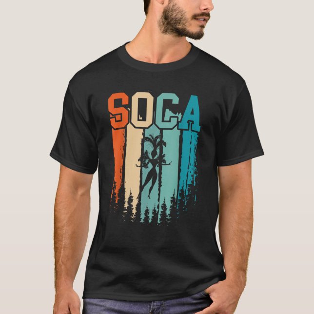 Soca Retro Vintage T-Shirt (Front)