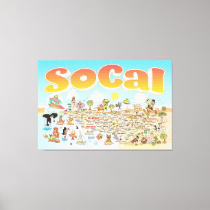 SoCal Canvas Print