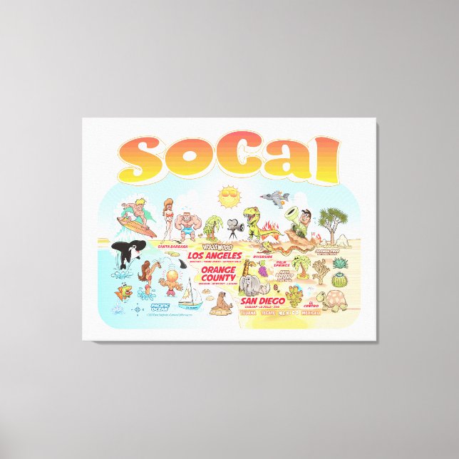 SoCal Canvas Print (Front)