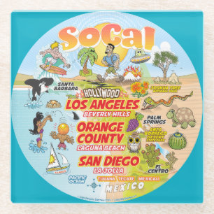 SoCal Glass Coaster