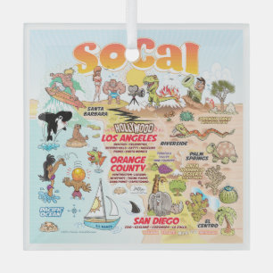 SoCal Glass Tree Decoration