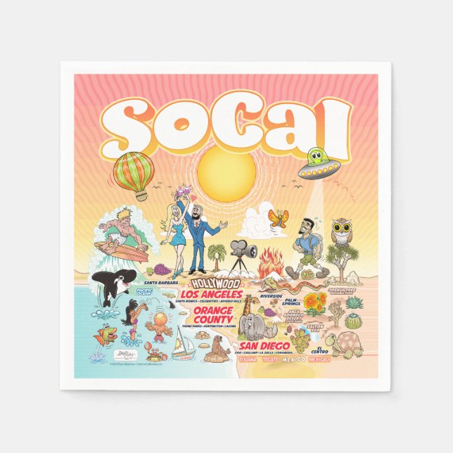 SoCal Napkin (Front)