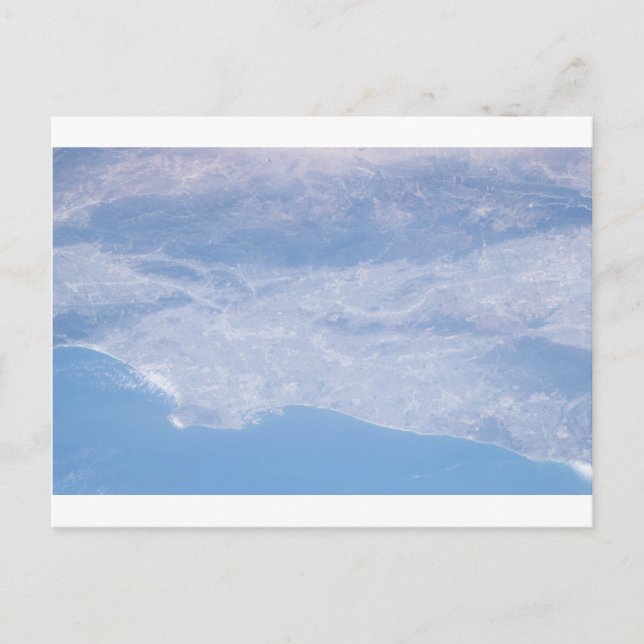 SoCal Pan by day ESC_large_ISS007_ISS007-E-8352.jp Postcard (Front)