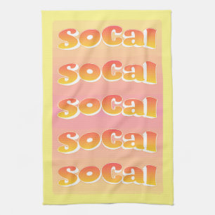 SoCal Pattern Tea Towel