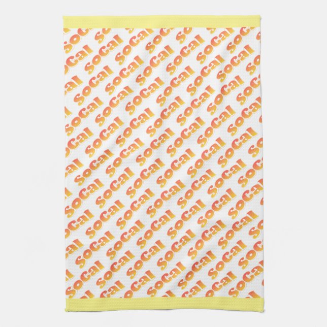 SoCal Rhythm Tea Towel (Vertical)