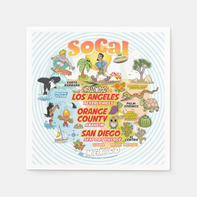 SoCal Seaport Napkin (Front)