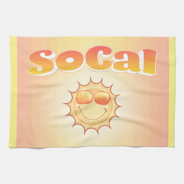 SoCal Sun Tea Towel (Horizontal)