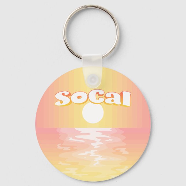 SoCal Sunset Keychain (Front)