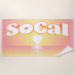 SoCal Sunset Love Beach Blanket