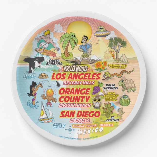 SoCal Sunset Plate (Front)