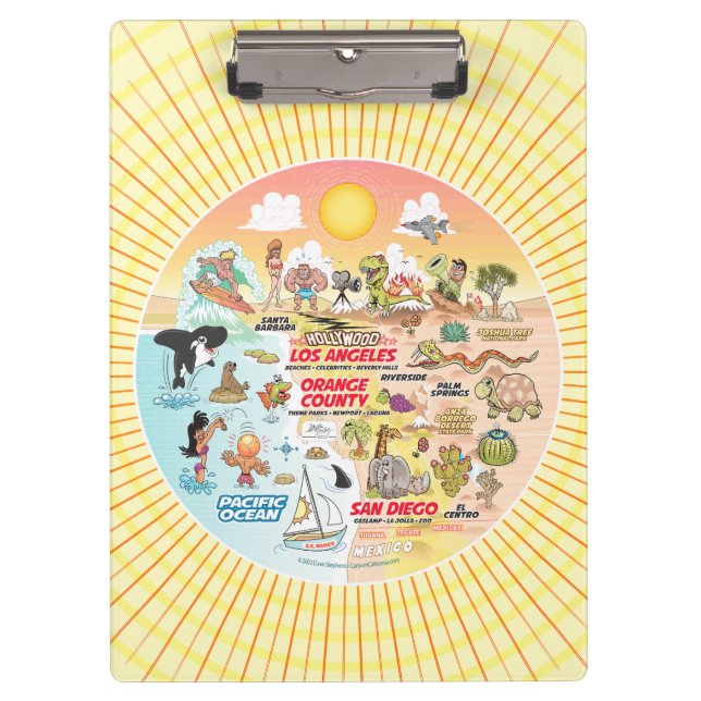 SoCal Sunshine Clipboard (Front)
