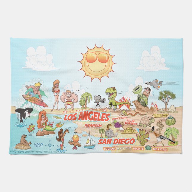 SoCal Tea Towel (Horizontal)