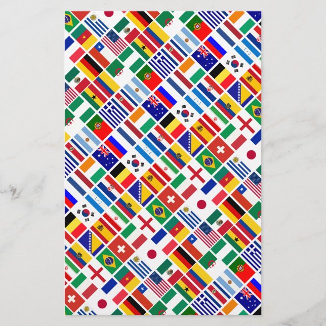 SOCCER 2014 emblem pattern Flyer (Front)