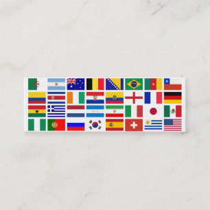 SOCCER 2014 MINI BUSINESS CARD