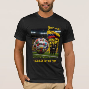 Soccer 2026 futbol Colombia Custom Name country T-Shirt