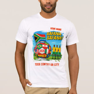 Soccer 2026 futbol SUDAFRICA Custom Name country T-Shirt