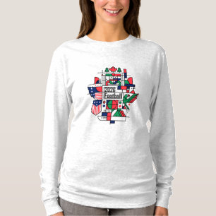 Soccer 2026 USA, Canada, Mexico Football Art T-Shirt