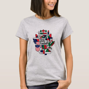 Soccer 2026 USA, Canada, Mexico Football Art T-Shirt