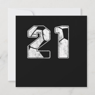 Soccer 21 st Birthday Celebration Sports Gift Invitation