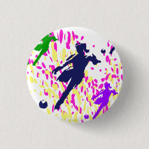 SOCCER 3 CM ROUND BADGE