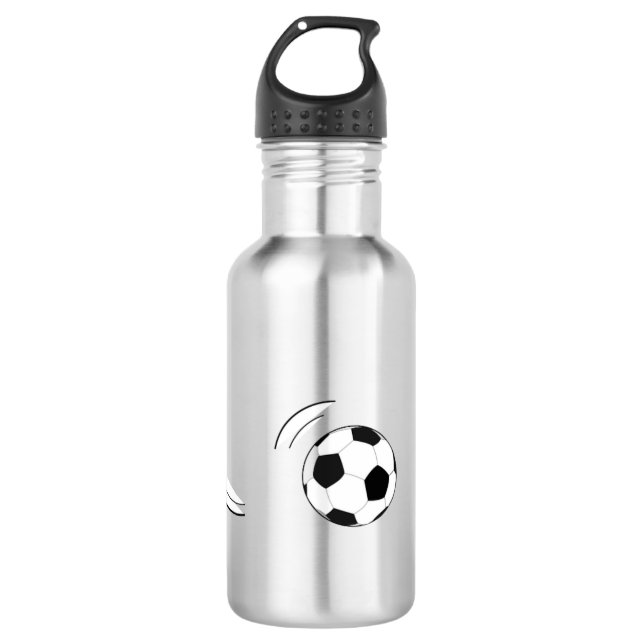 Soccer  532 ml water bottle (Front)
