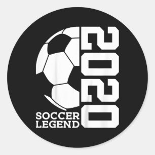 Soccer 5th Birthday Soccer Legend Classic Round Sticker
