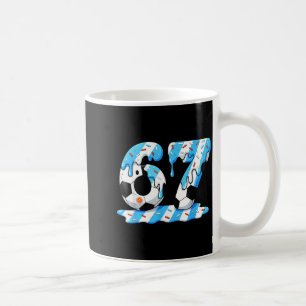 Soccer 67 Argentina Flag Six Seven Funny Gen Alpha Coffee Mug
