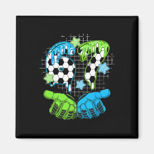 Soccer 67 Six Seven Funny Gen Alpha Meme Drip _1  Magnet