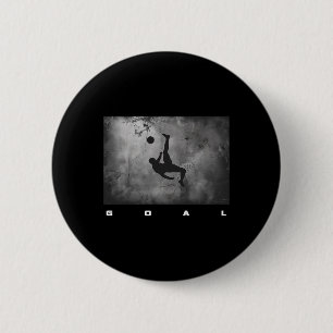 Soccer _6  6 cm round badge