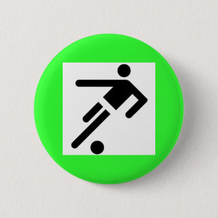 SOCCER 6 CM ROUND BADGE