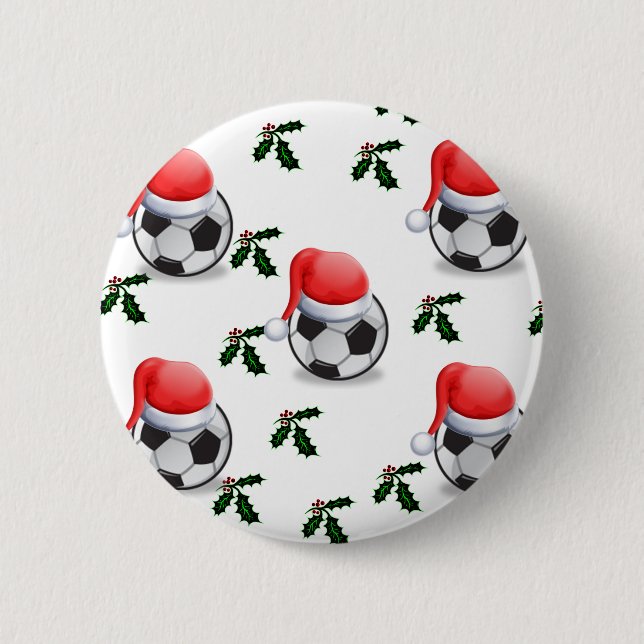 SOCCER 6 CM ROUND BADGE (Front)