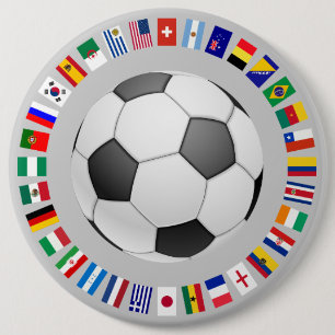 SOCCER 6 CM ROUND BADGE