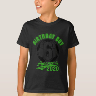 Soccer 6th Birthday Boy Kids Sports Footll Party G T-Shirt