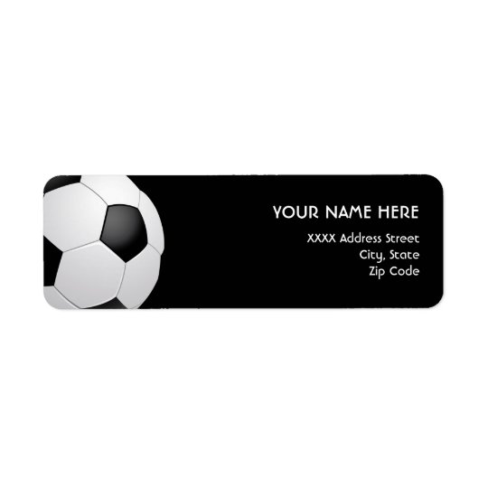 Soccer Address Labels