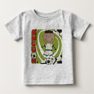 SOCCER - African American Boy TShirts and Gifts