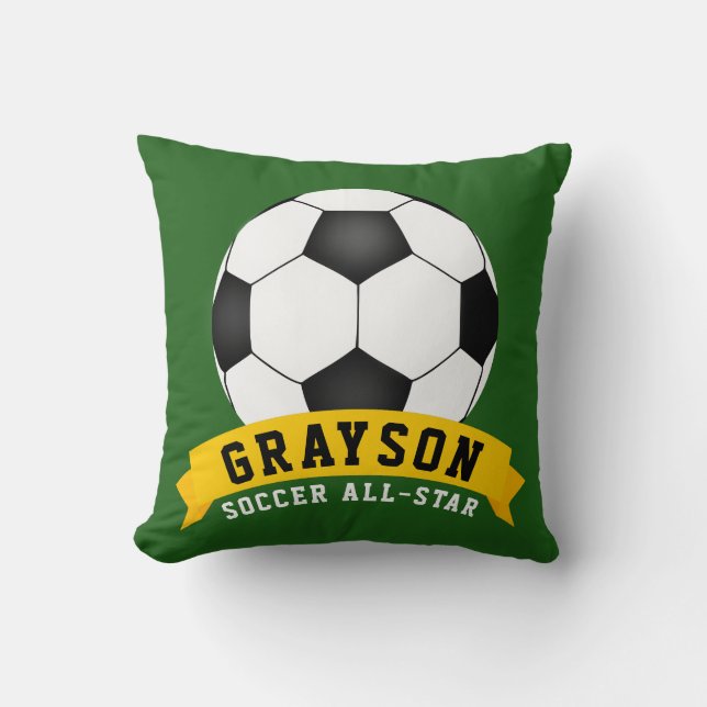 Soccer All-Star Cushion (Front)