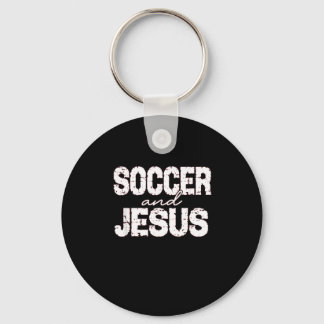 Soccer And Jesus Christian Sayings Bible Key Ring