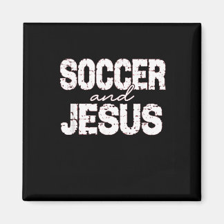 Soccer And Jesus Christian Sayings Bible Magnet