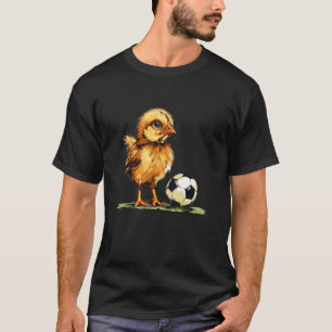 Soccer and Poultry Costume for Chicken Fans T-Shirt